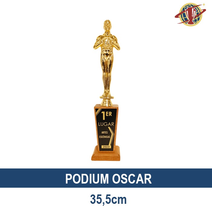 Podium Oscar  Mundo del Trofeo, Trofeos, Medallas, Placas de reconocimiento